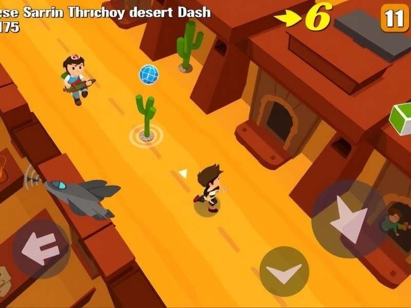Chhota Bheem Desert Dash gameplay screenshot